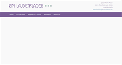 Desktop Screenshot of kimlaudenslager.com